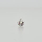 baby kidny black south sea pearl diamond earrings