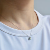 baby kidny black south sea pearl diamond necklace