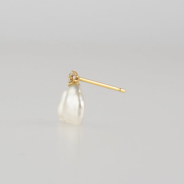 ballon south sea pearl diamond earrings