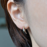 ballon south sea pearl diamond earrings BL01-B-017