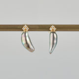 ballon south sea pearl diamond earrings BL01-B-017