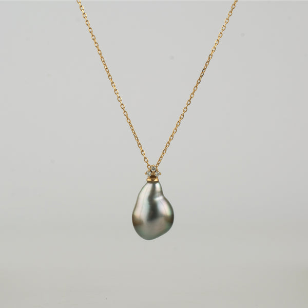 ballon south sea pearl diamond necklace