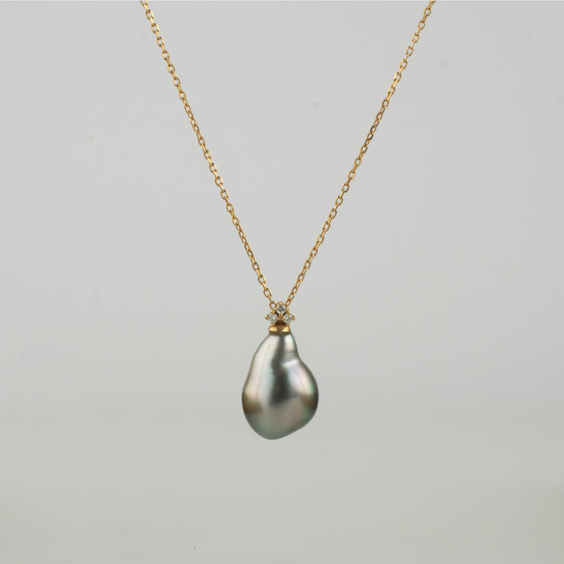 ballon south sea pearl diamond necklace