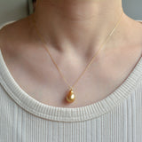 ballon south sea pearl diamond necklace BL05-G-030