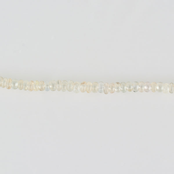 hung diamond clasp white sapphire necklace