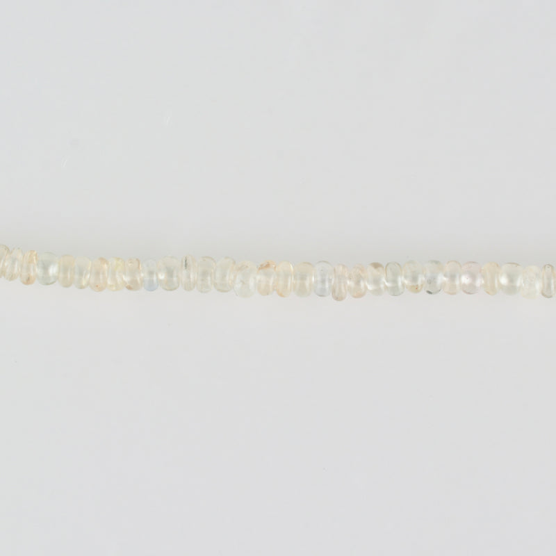 hung diamond clasp white sapphire necklace
