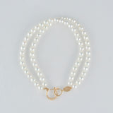 hung fresh water pearl bracelet CH09-017D-FW045