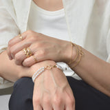 hung fresh water pearl bracelet CH09-017D-FW045