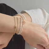 hung diamond clasp chain bracelet CH09-017D