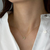 chaton diamond necklace 20