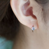 paisley brown diamond earrings S