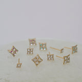grace diamond stud earrings　GR01-003