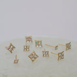 grace diamond stud earrings　GR01-001