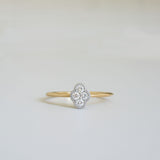 bloom diamond ring PT YG