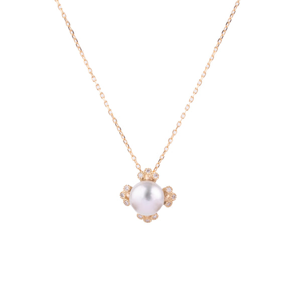 spread akoya diamond necklace