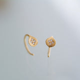 paisley diamond earrings S