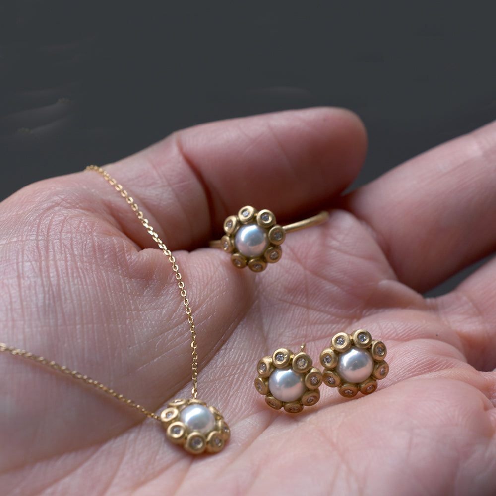 アクセサリー anemone anemone necklace – shinkai jewelry