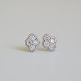 bloom diamond stud earrings