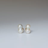 baby akoya pearl earrings twin