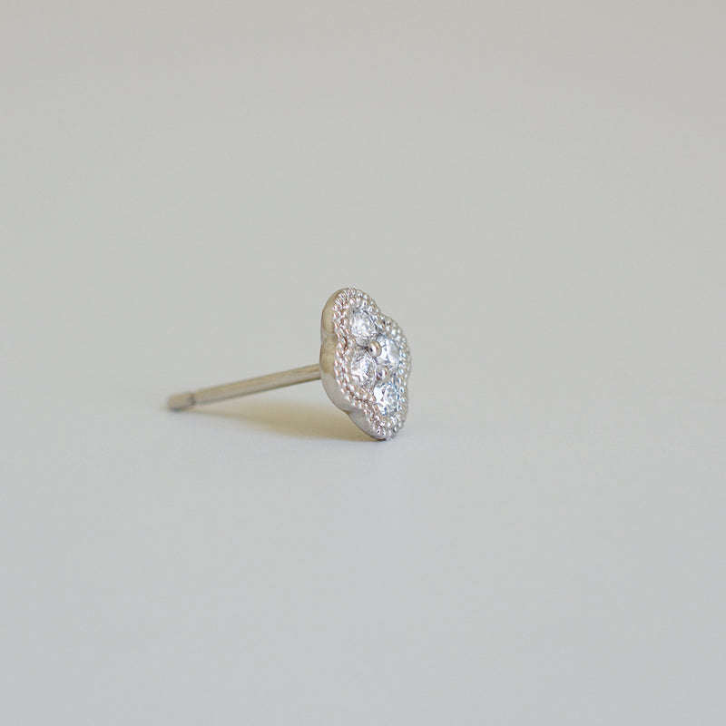 bloom diamond stud earrings