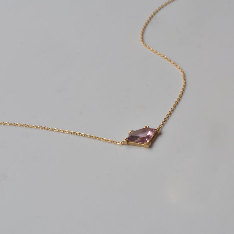 pink sapphire necklace