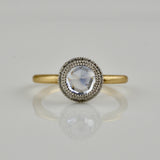 swirl sapphire diamond ring