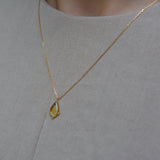 yellow sapphire necklace