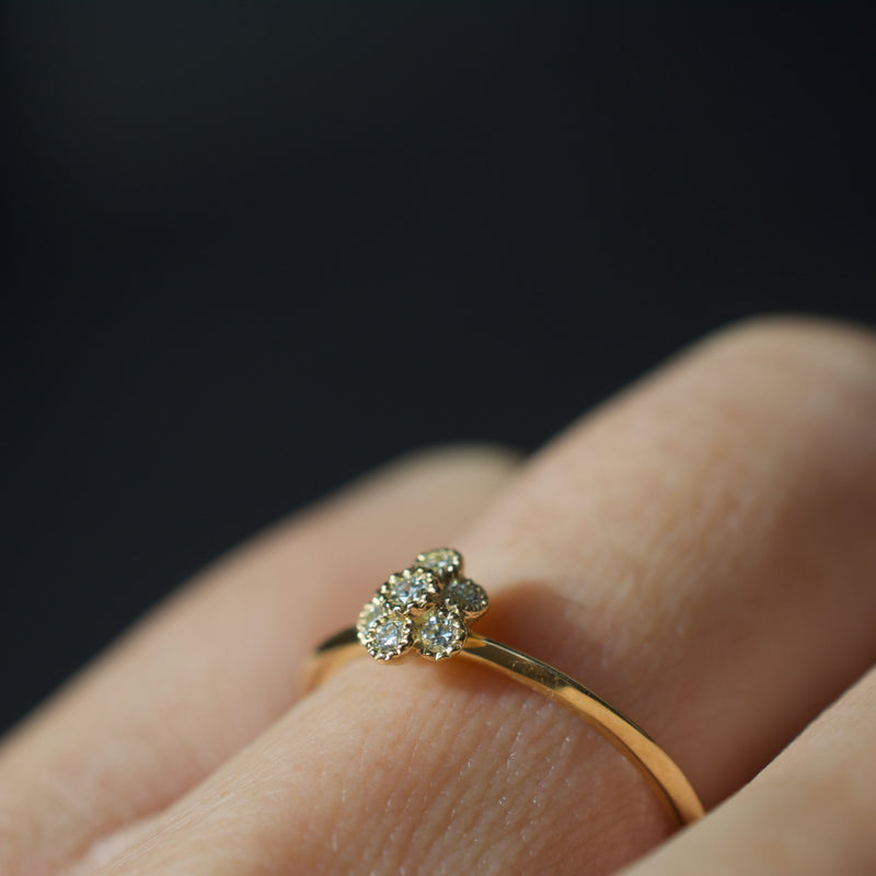 fleur diamond ring