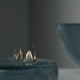 benjamin baroque earrings (K18 white gold)
