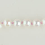 colored knots pearl necklace　FW44-CT