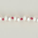 colored knots pearl necklace　FW44-CT