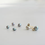 baby akoya pearl diamond earrings