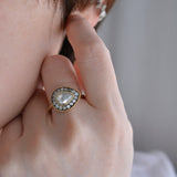 jet diamond ring　R2604-003