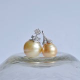 lucent south sea pearl diamond pendant top T2602-002