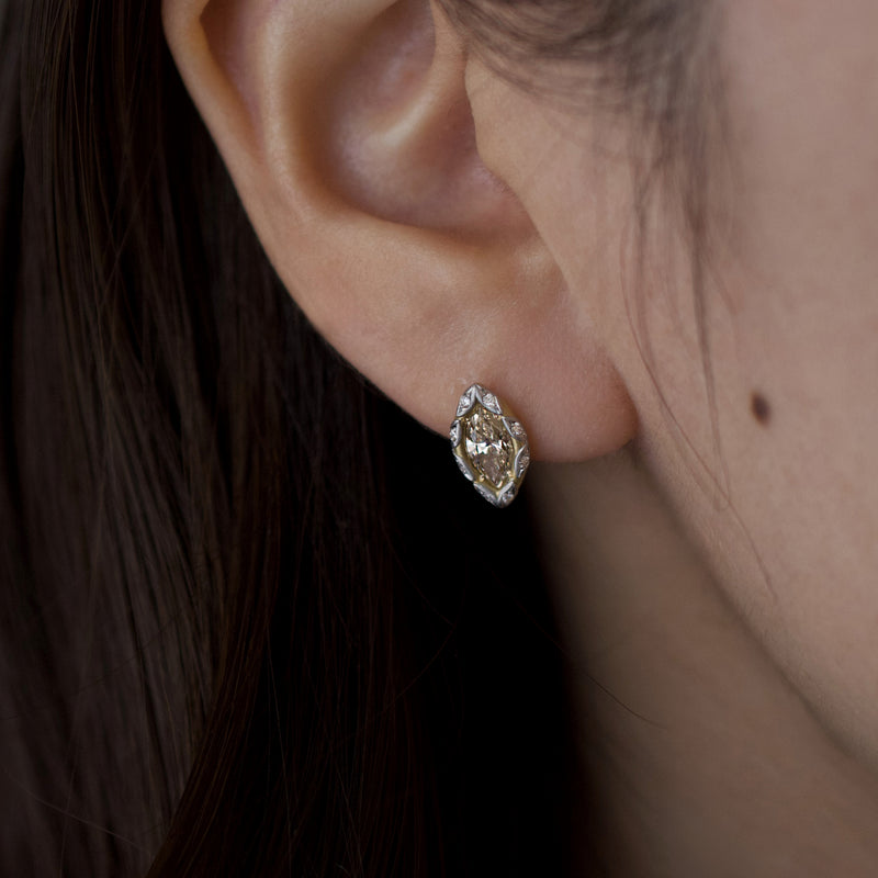 grace diamond stud earring