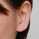 opal stud earrings　P2509-011
