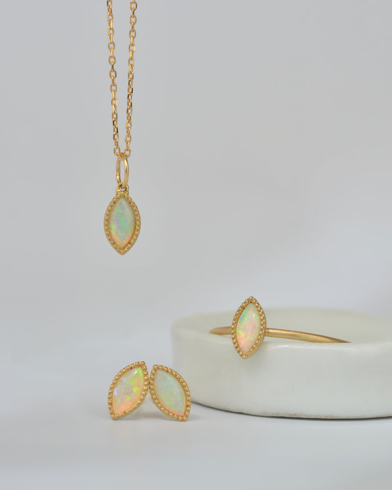 opal pendant top　T2509-010