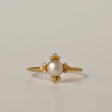 Christmas Limited Collection - spread freshwater pearl ring