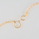 hung diamond clasp chain necklace 21015S
