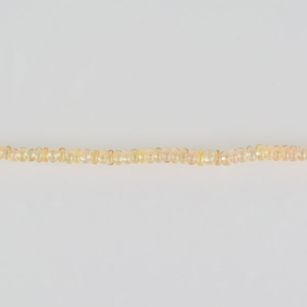 hung diamond clasp yellow sapphire necklace