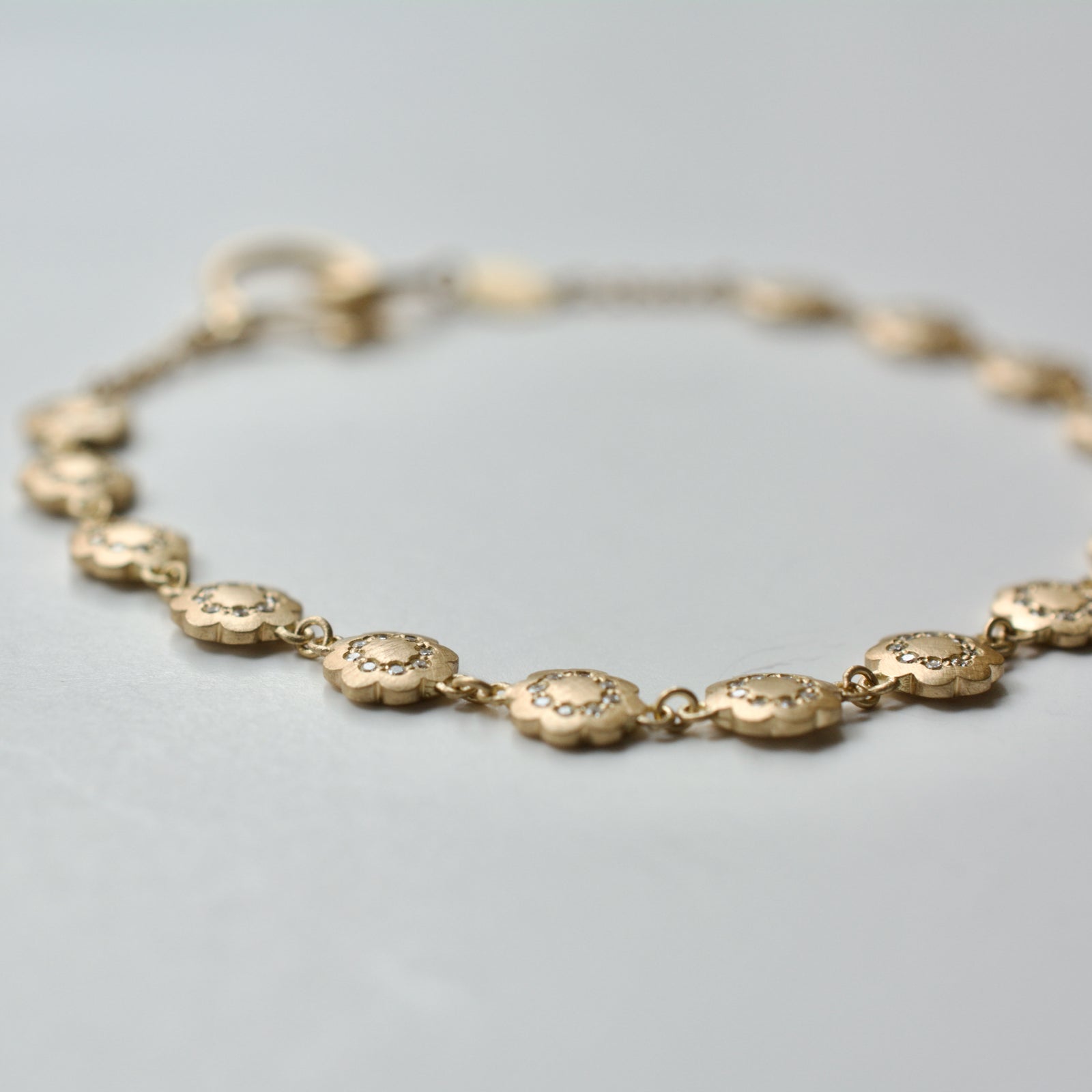 anemone diamond bracelet – shinkai jewelry