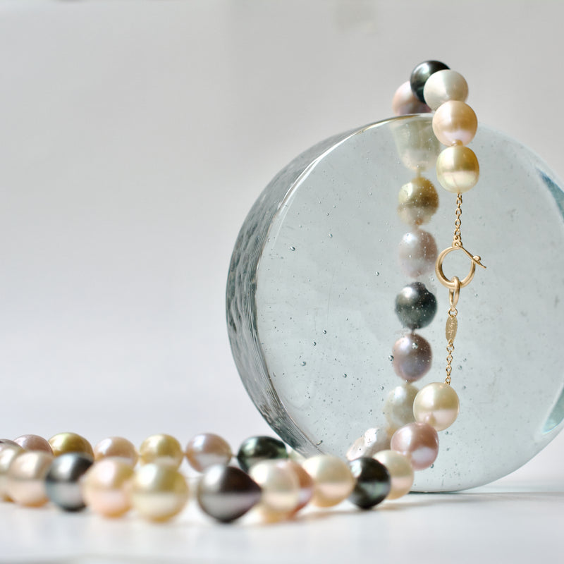 south sea & fresh water pearl necklace