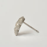 mille diamond stud earrings (single)