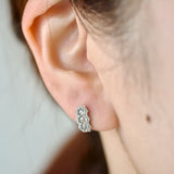 mille diamond stud earrings (single)