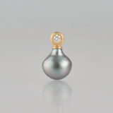 dots south sea pearl diamond pendant top DT07-B-004