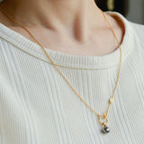 dots south sea pearl diamond pendant top DT07-B-004