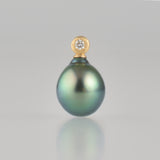 dots south sea pearl diamond pendant top DT07-B-007