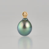 dots south sea pearl diamond pendant top DT07-B-007