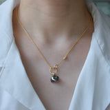 dots south sea pearl diamond pendant top DT07-B-012