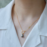 dots south sea pearl diamond pendant top DT07-B-014